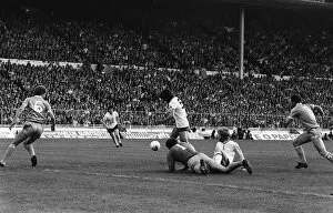 Images Dated 14th May 1981: Tottenham Hotspur v Manchester City in the FA Cup Final Replay at Wembley May1981