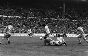 Tottenham Hotspur v Manchester City in the FA Cup Final Replay at Wembley May1981 Tottenham Hotspur v Manchester City in the FA Cup Final Replay at Wembley May1981