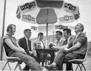 A touch of the Common Market has come to the North-East as men at a pit village social A touch of the Common Market has come to the North-East as men at a pit village social