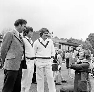 The touring Australian test team in England , visiting Southgate cricket club ahead of The touring Australian test team in England , visiting Southgate cricket club ahead of