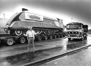 Images Dated 23rd February 1989: The train now standing at Birtley service station on the A1 motorway is more than 24