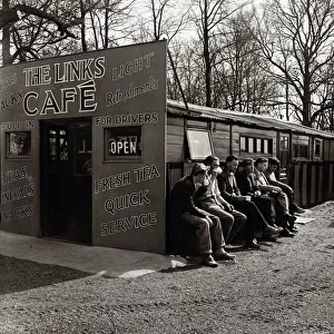 Transport cafe on the Kingston Bypass 1954 Life in the Mirror - Bela Zola Transport cafe on the Kingston Bypass 1954 Life in the Mirror - Bela Zola