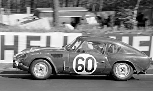 The Triumph Spitfire driven by Jean Jacques Thurner and Simo Lampinen during the Le Mans The Triumph Spitfire driven by Jean Jacques Thurner and Simo Lampinen during the Le Mans