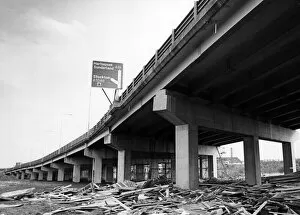 Images Dated 10th November 1988: Tthe A19 road, Tees flyover. 10th November 1988