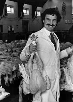 Images Dated 22nd December 1983: Another Turkey ready auctioned at the traditional Crawcrook auction. 22nd December 1983