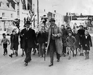 The Tutti Men of Hungerford: Arrived with a floral wand of offer The Tutti Men of Hungerford: Arrived with a floral wand of offer