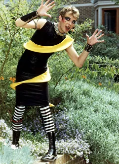 TV presenter and comedian Julian Clary. 11th September 1990 TV presenter and comedian Julian Clary. 11th September 1990