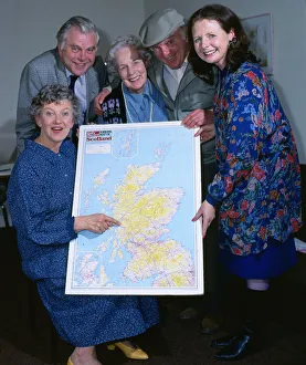 TV Programme Take the High Road Touring Map of Scotland May 1988 TV Programme Take the High Road Touring Map of Scotland May 1988