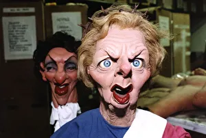 TV Progs Spitting Image puppet of Margaret Thatcher TV Progs Spitting Image puppet of Margaret Thatcher