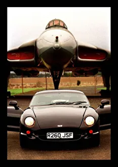 TVR Cerbera car February 1998 doors open headlights plane TVR Cerbera car February 1998 doors open headlights plane