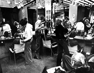 A typical working day in the Nuthouse hairdressing salon in the Royal Arcade A typical working day in the Nuthouse hairdressing salon in the Royal Arcade