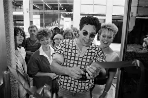 UB40 opening a new hairdressing salon in Birmingham. Norman Hasan pictured cutting UB40 opening a new hairdressing salon in Birmingham. Norman Hasan pictured cutting