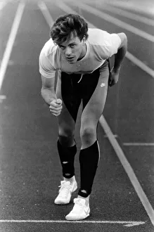 UK 800 metres champ Tom McKean - set to win his first cap. 21st June 1985 UK 800 metres champ Tom McKean - set to win his first cap. 21st June 1985
