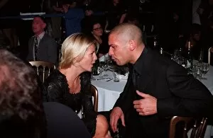 Images Dated 21st June 1998: Ulrika Jonsson and Stan Collymore Febuary1998 at The 1998 Brit Awards