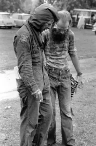 Unusual fashion at Free Hyde Park Pop Festival featuring Canned Heat Unusual fashion at Free Hyde Park Pop Festival featuring Canned Heat