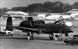 An USAF Fairchild Republic A-10 Thunderbolt II close air support tankbuster' An USAF Fairchild Republic A-10 Thunderbolt II close air support tankbuster'