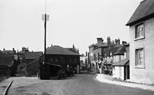 Uxbridge Belmont Road, looking towards High Street, Greater London. Circa 1929 Uxbridge Belmont Road, looking towards High Street, Greater London. Circa 1929