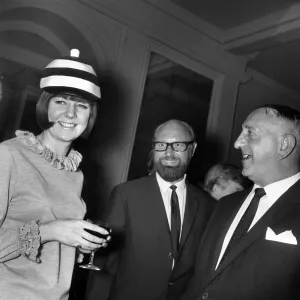 V. C. G. B. Luncheon: Cilla Black, Elkan Allan and David Jones the Chief Barker V. C. G. B. Luncheon: Cilla Black, Elkan Allan and David Jones the Chief Barker