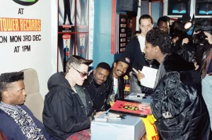 Vanilla Ice signs autographs at Tower Records, Piccadilly. 3rd December 1990 Vanilla Ice signs autographs at Tower Records, Piccadilly. 3rd December 1990