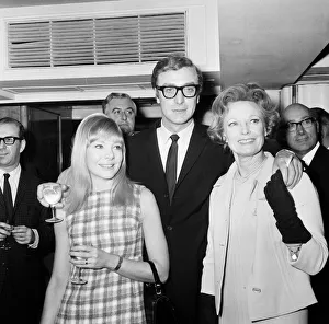 Variety Club Awards. Barbara Ferris, Michael Caine and Anna Neagle. 14th March 1967 Variety Club Awards. Barbara Ferris, Michael Caine and Anna Neagle. 14th March 1967