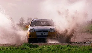 A Vauxhall Corsa rally sports car March 1998 Being driven by Actress Glenda McKay A Vauxhall Corsa rally sports car March 1998 Being driven by Actress Glenda McKay