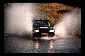 Vauxhall Frontera March 1998 Fording river water spray Vauxhall Frontera March 1998 Fording river water spray