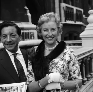 Vera Lynn and her husband Harry Lewis pictured after she was given judgement in a music Vera Lynn and her husband Harry Lewis pictured after she was given judgement in a music
