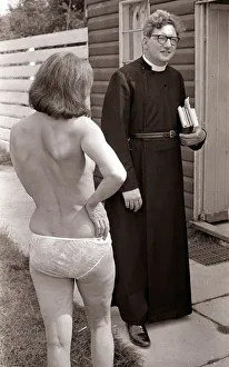 Vicar visits Nudist Camp - August 1969 Rev Peter Parkinson who was invited to take Vicar visits Nudist Camp - August 1969 Rev Peter Parkinson who was invited to take