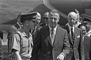 US Vice President Spiro Agnew seen here at Tan Son Nhut Air Base US Vice President Spiro Agnew seen here at Tan Son Nhut Air Base