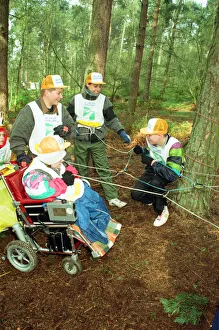 Victoria School Birmingham taking part in the BT Kielder Challenge at the Lickey Hills Victoria School Birmingham taking part in the BT Kielder Challenge at the Lickey Hills