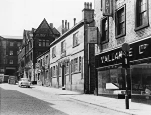 Victoria Street seen from Queen Street, Huddersfield Circa June 1965 Victoria Street seen from Queen Street, Huddersfield Circa June 1965