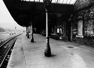 A view of the platform at Tyne Dock Railway Station on 3rd October 1972 A view of the platform at Tyne Dock Railway Station on 3rd October 1972