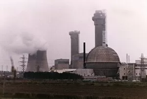 Images Dated 3rd April 1996: View of Sellafield Nuclear Power plant in Cumbria, Northern England April 1996