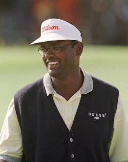 Images Dated 16th July 1998: Vijay Singh at Open Golf Championship Birkdale 1998 during the first round