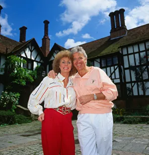 Vince Hill singer July 1988 With wife Anne outside their Tudor style home Vince Hill singer July 1988 With wife Anne outside their Tudor style home