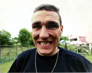 Vinnie Jones Wimbledon Football Club Pulling a funny Face dbase Vinnie Jones Wimbledon Football Club Pulling a funny Face dbase
