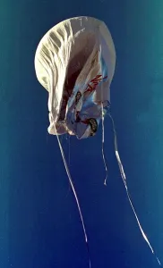 The Virgin Global Challenger hot air balloon December 1997 in which Richard Branson will The Virgin Global Challenger hot air balloon December 1997 in which Richard Branson will