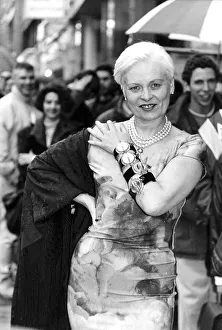 Vivienne Westwood award winning fashion designer pictured at the Swatch shop in Oxford Vivienne Westwood award winning fashion designer pictured at the Swatch shop in Oxford
