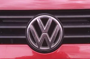 Volkswagen GOLF MKIII April 1998 Badge logo red paint Volkswagen GOLF MKIII April 1998 Badge logo red paint