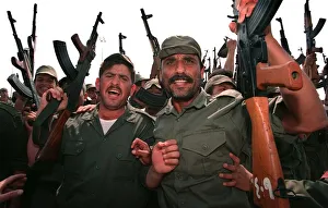 Volunteer Reserve Army May 1998 Parade in Tikrit the birthplace of Saddam Hussein Volunteer Reserve Army May 1998 Parade in Tikrit the birthplace of Saddam Hussein