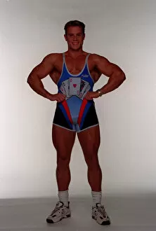 Images Dated 9th March 1998: Warren Firman Gladiator March 98 Star of TV show The Gladiators Known as Ace