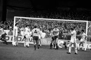 Watford 2 v. Liverpool 0. Division One Football. December 1986 LF21-14-016 Watford 2 v. Liverpool 0. Division One Football. December 1986 LF21-14-016