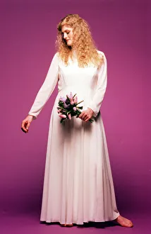 Wedding dress modelled by Georgina Whittle March 1998 as part of the SECC Bridal Show Wedding dress modelled by Georgina Whittle March 1998 as part of the SECC Bridal Show