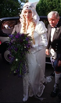 Wedding of Model Kirsty Hume and Donovan Leitch September 1997 at Luss Parish church Wedding of Model Kirsty Hume and Donovan Leitch September 1997 at Luss Parish church