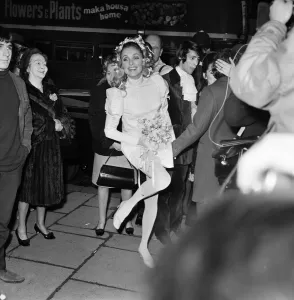 Wedding of Polish film director Roman Polanski and his bride Wedding of Polish film director Roman Polanski and his bride