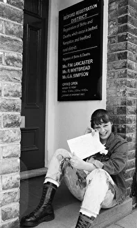 The wedding of Ronnie Cook and 19-year-old Mandy Fraser at Bedford Register Office The wedding of Ronnie Cook and 19-year-old Mandy Fraser at Bedford Register Office