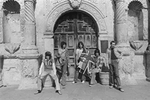 On Wednesday 4 June 1975 The Rolling Stones did a photo shoot at the Alamo, San Antonio On Wednesday 4 June 1975 The Rolling Stones did a photo shoot at the Alamo, San Antonio