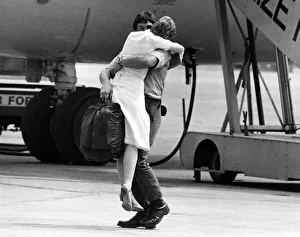 A welcome home for one of the survivors of the Atlantic Conveyor A welcome home for one of the survivors of the Atlantic Conveyor