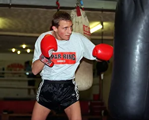 Welterweight Scott Dixon in training. September 1996 Welterweight Scott Dixon in training. September 1996
