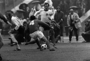 West Germany v England Football May 1972 Franz Beckenbauer England Football Player West Germany v England Football May 1972 Franz Beckenbauer England Football Player